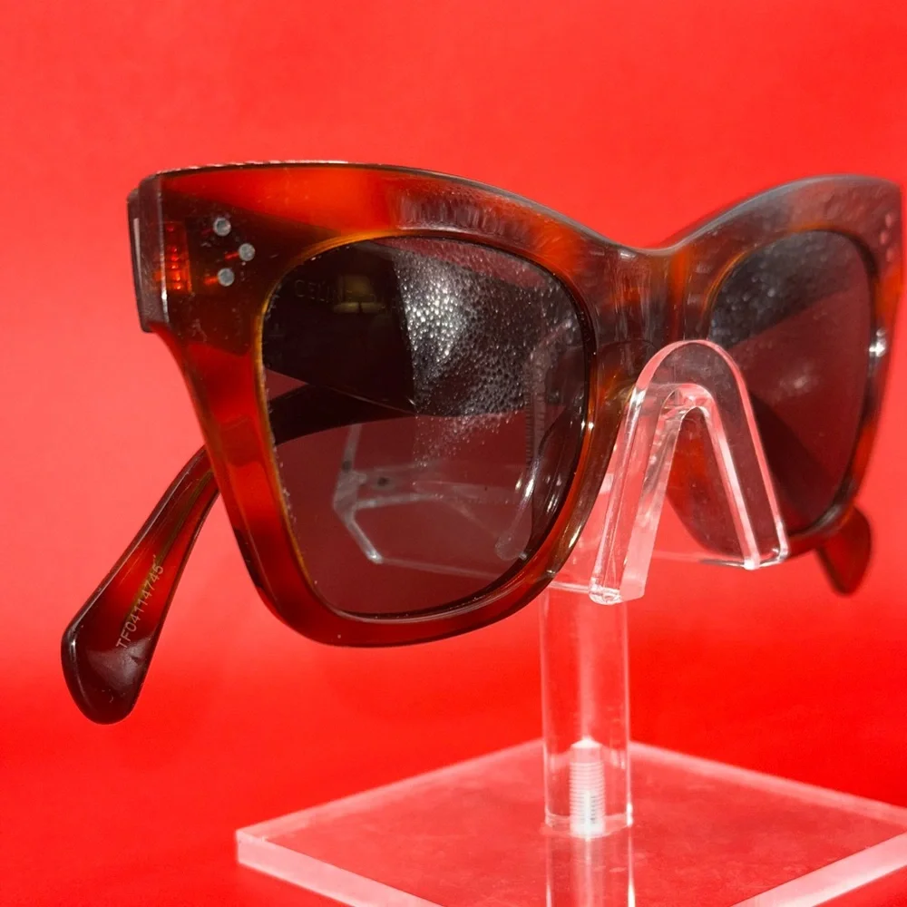 Celine Tortoise Shell Sunglasses - Authentic